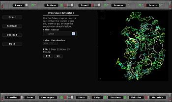 Travel through hyperspace and explore the galaxy